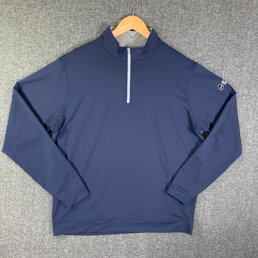 Peter Millar Perth Men Extra Large Navy Pullover Golf Performance